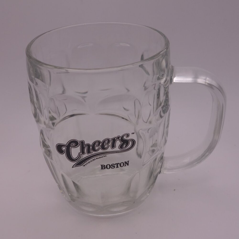 Cheers Boston Circle Beer Glass with Handle